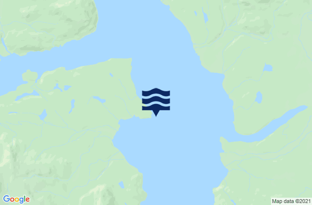 Muir Inlet (Glacier Bay), United Statesの潮見表地図