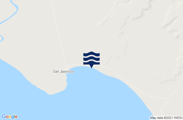 Mulegé, Mexicoの潮見表地図