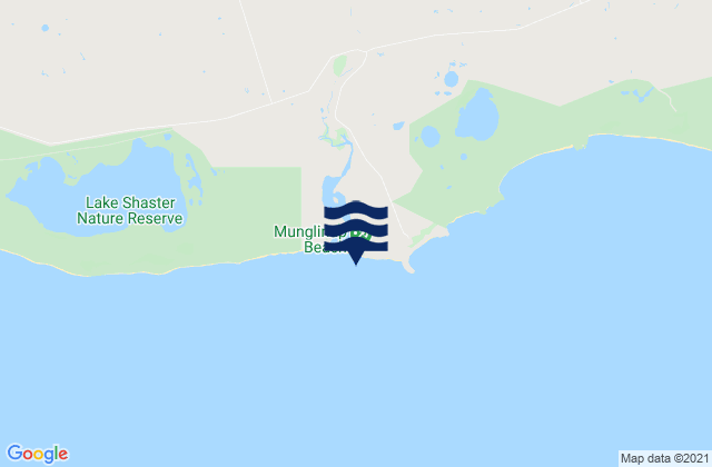 Munglinup Beach, Australiaの潮見表地図