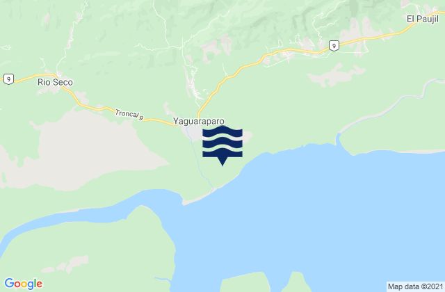 Municipio Cajigal, Venezuelaの潮見表地図