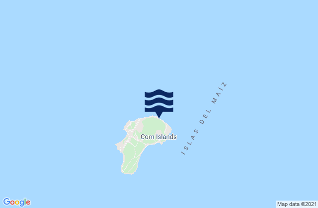 Municipio de Corn Island, Nicaraguaの潮見表地図