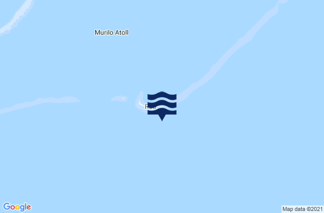 Murilo Atoll, Micronesiaの潮見表地図