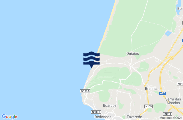 Murtinheira, Portugalの潮見表地図