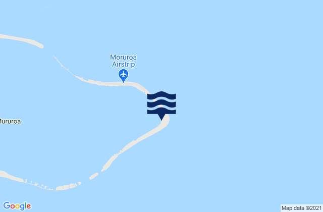 Mururoa Atoll, French Polynesiaの潮見表地図
