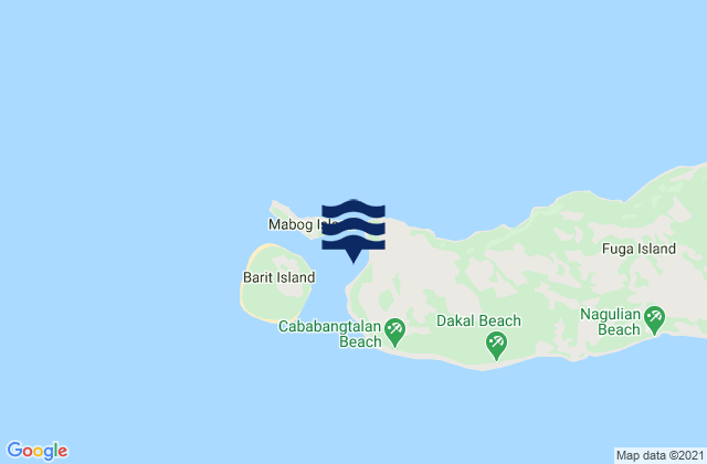 Musa Bay (Fuga Island), Philippinesの潮見表地図