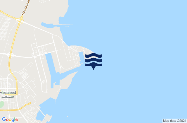 Musay'id, Saudi Arabiaの潮見表地図