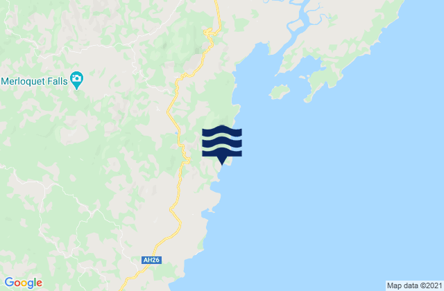 Muti, Philippinesの潮見表地図