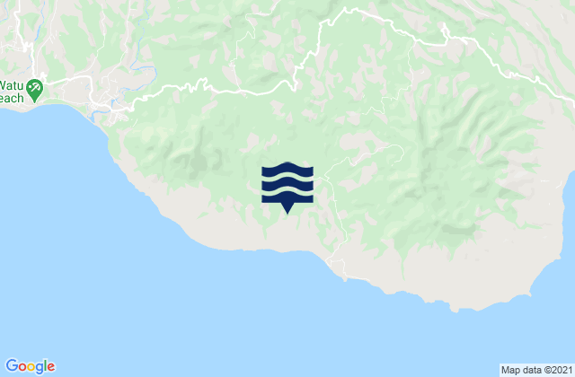 Muting, Indonesiaの潮見表地図