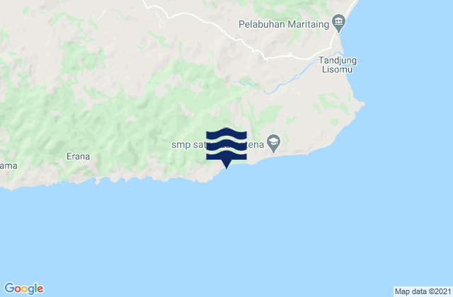 Muyaka, Indonesiaの潮見表地図
