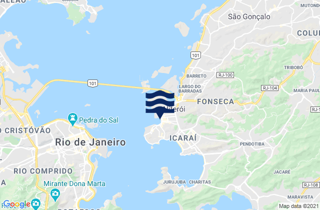 Mystos, Brazilの潮見表地図
