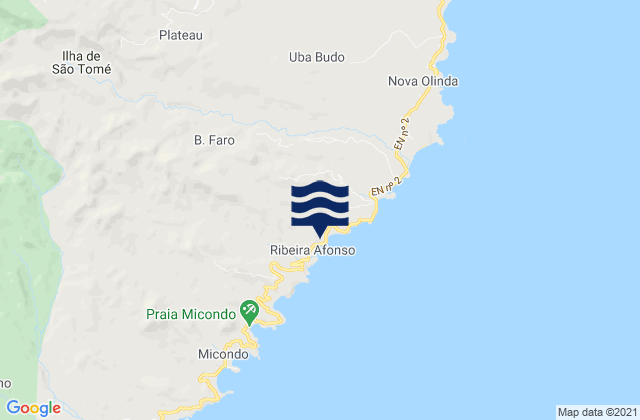 Mé-Zóchi District, Sao Tome and Principeの潮見表地図