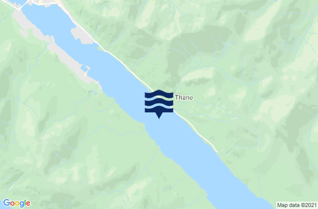 N of Ship Creek, United Statesの潮見表地図