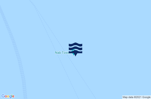 Nab Tower, United Kingdomの潮見表地図