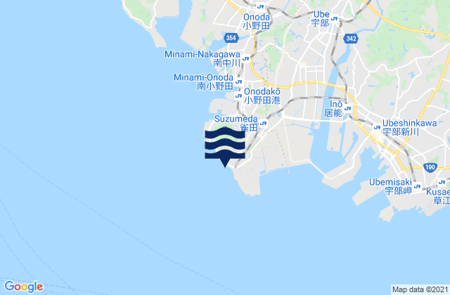 Nagatomotoyama, Japanの潮見表地図