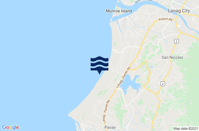 Nagbacalan, Philippinesの潮見表地図