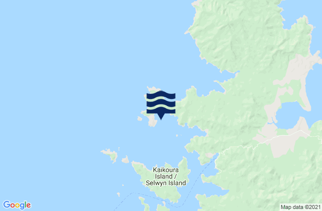 Nagle Cove, New Zealandの潮見表地図