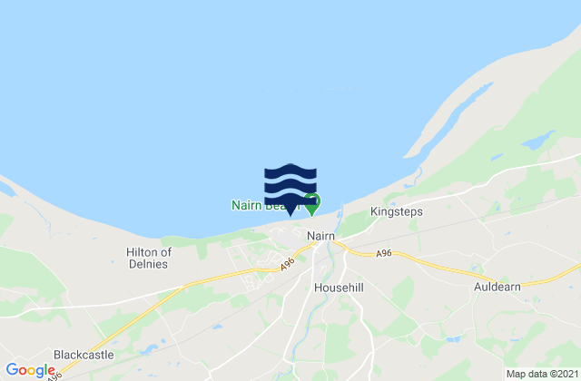 Nairn, United Kingdomの潮見表地図