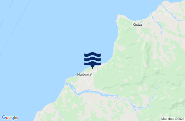 Naisano Dua, Indonesiaの潮見表地図