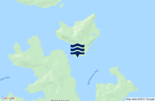 Naked Island (Mcpherson Passage), United Statesの潮見表地図