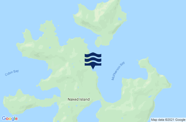 Naked Island McPherson Passage, United Statesの潮見表地図