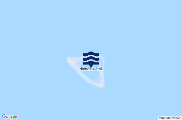 Namoluk, Micronesiaの潮見表地図