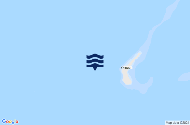 Namonuito Atoll, Micronesiaの潮見表地図