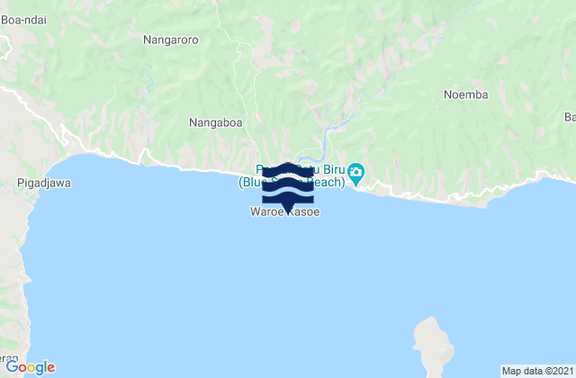 Nangapanda, Indonesiaの潮見表地図