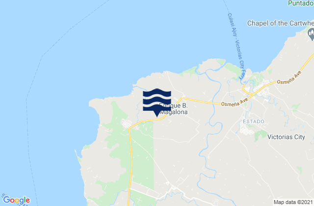 Nangka, Philippinesの潮見表地図