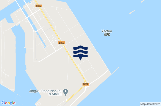 Nangoutuo, Chinaの潮見表地図