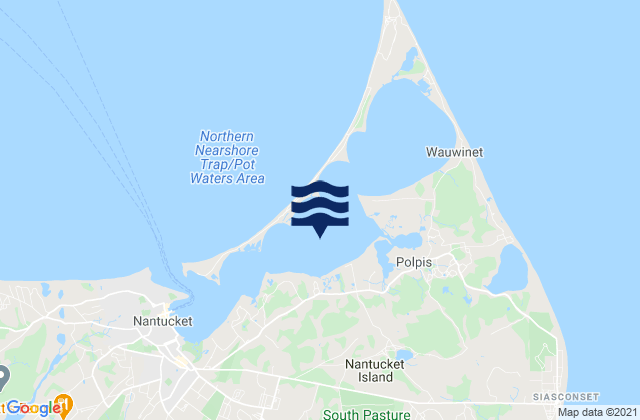 Nantucket Harbor, United Statesの潮見表地図