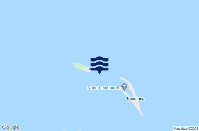 Nanumea, Tuvaluの潮見表地図