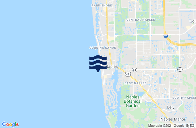 Naples Pier, United Statesの潮見表地図