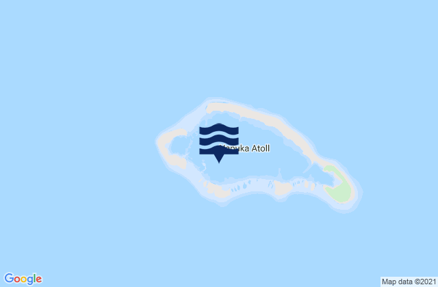 Napuka, French Polynesiaの潮見表地図