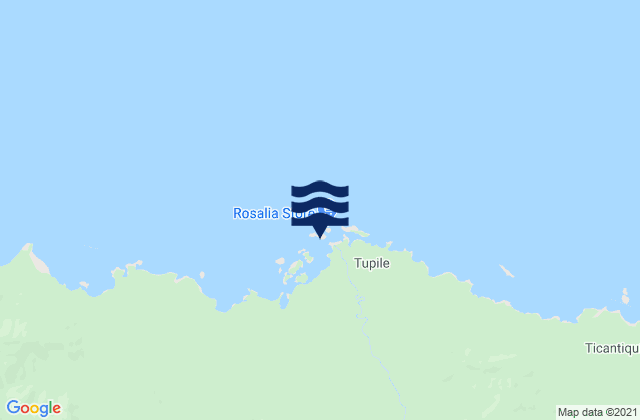 Narganá, Panamaの潮見表地図