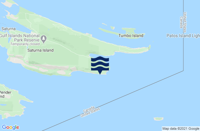 Narvaez Bay, United Statesの潮見表地図
