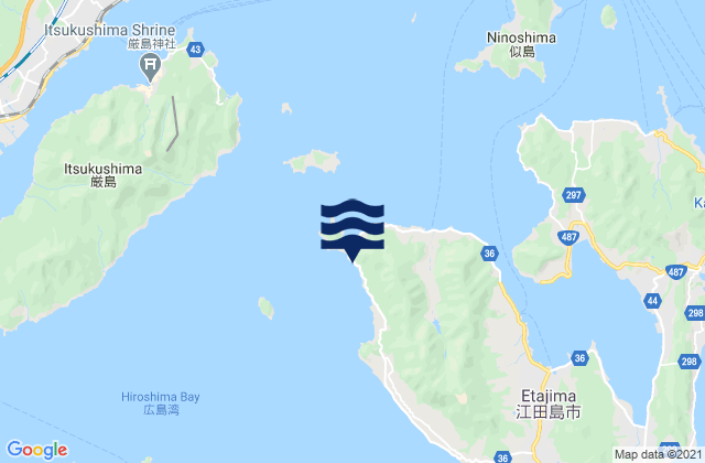 Nasami Seto, Japanの潮見表地図