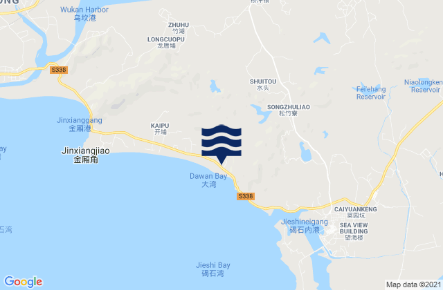 Neihu, Chinaの潮見表地図