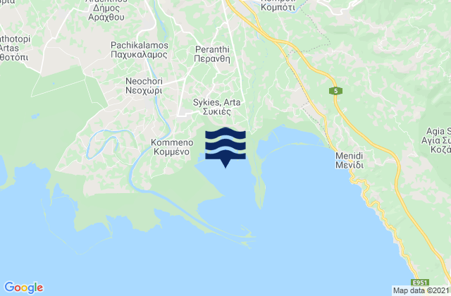 Neochóri, Greeceの潮見表地図