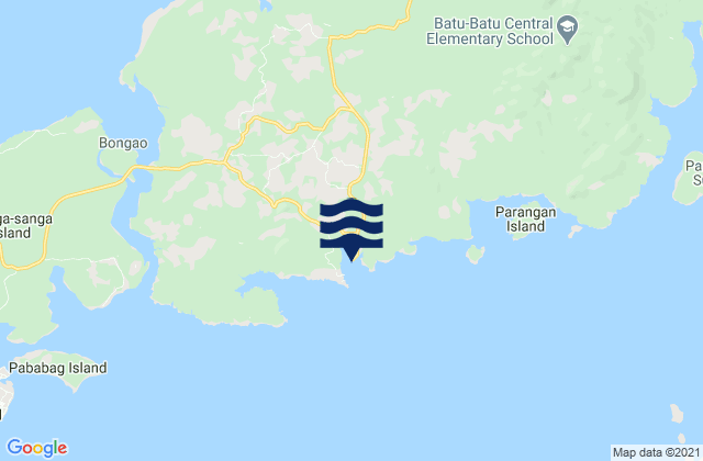New Batu Batu, Philippinesの潮見表地図