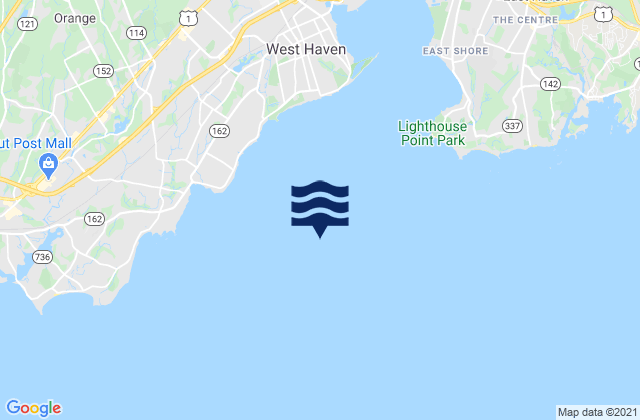 New Haven Lighthouse, United Statesの潮見表地図