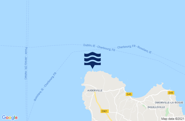 Nez Bayard, Franceの潮見表地図