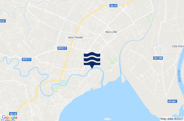 Nga Sơn, Vietnamの潮見表地図