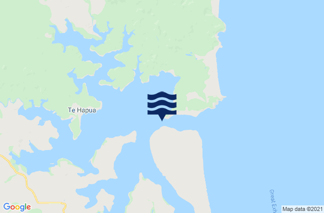 Ngatehe Point, New Zealandの潮見表地図