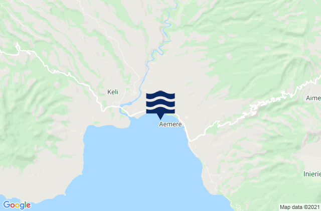 Ngedukelu, Indonesiaの潮見表地図