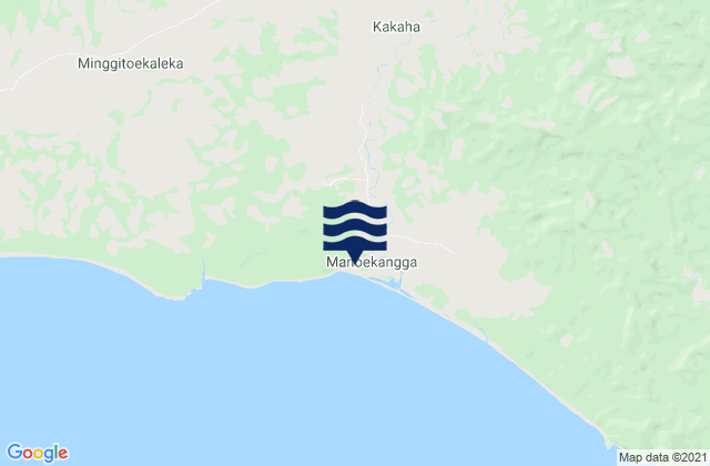 Nggai, Indonesiaの潮見表地図