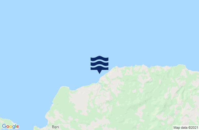 Nggilat, Indonesiaの潮見表地図