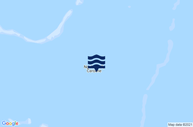 Ngulu, Micronesiaの潮見表地図