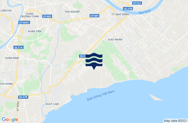 Ngô Đồng, Vietnamの潮見表地図