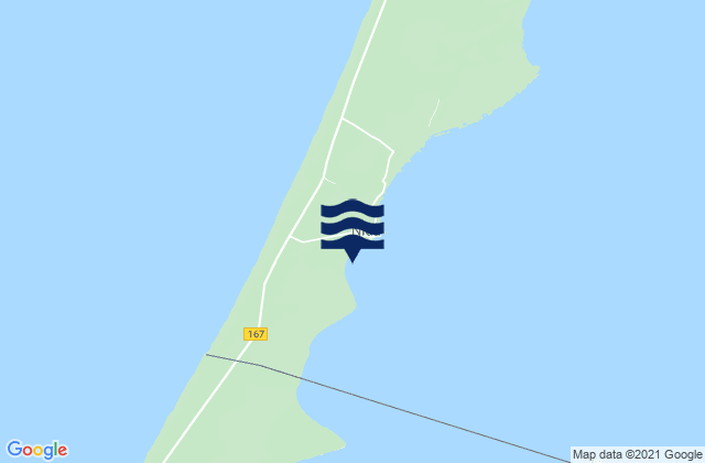 Nida, Lithuaniaの潮見表地図