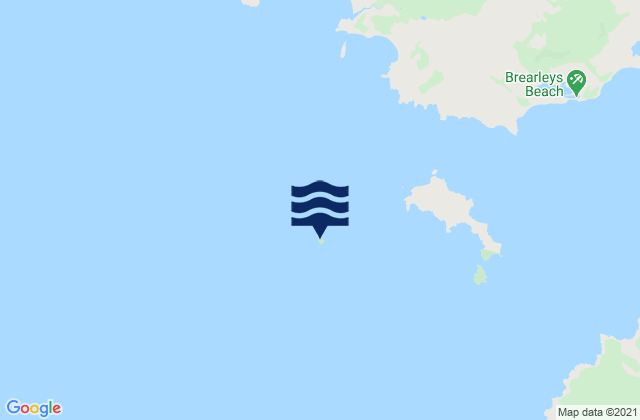 Night Island, Australiaの潮見表地図